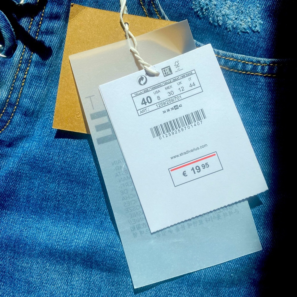 Stradivarius jeans skirt